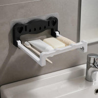 Retractable Suction Cup Basin Rack Wall-Mounted Bathroom Storage Shelf for Washbasin Foot Basin