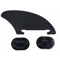Improves Tracking and Stability Inflatable Boat Side Fin Sturdy PVC Construction Inflatable Boat Fin Portable Kayak Water Divider Rudder