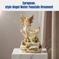Resin Cherub Water Feature European Style Living Room Sculpture, Home Decor, Artistic Accent, Wholesale