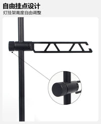 新款露营灯架桌面置物架户外便携式铝合金照明挂灯架灯具支架