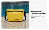 Portable PVC Waterproof Bag Multi-Use Waterproof Pool Bag Zipper Closure for Travelers, Beachgoers, Traveling, Water Sports, Vacation