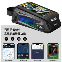 ENLEE Bicycle Front Beam Bag EVA Storage Pouch for Road and Mountain Bikes