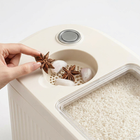Rice Storage Container with Lid, Airtight Grain Storage Bucket, Cereal Dispenser #variant:10 jin (5kg) with measuring cup