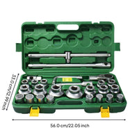 Steel socket wrench set for auto