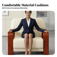 3-Piece Upholstered Couch set Minimalist and design Loveseat and Sofa Combo firm-density Foam Cushioning Easy Assembly for Lobby
