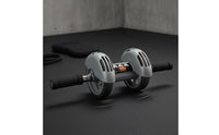 200 Kg Load Automatic Rebound Ab Wheel Foam Grip Rebound Ab Wheel 46 Cm Size Stable Design