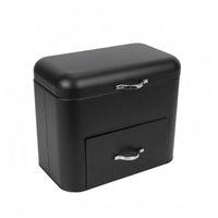 Iron Bread Box Space Saving Metal Bread Box Easy to Clean Kitchen Storage