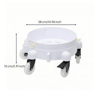 buckets Stand with Wheels Easy to Assemble buckets Stand Quick Assembly for Cleaners, Cleaning, Car Washing