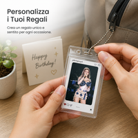 Angela Chang Polaroid Style Keychain Pendant for Bags and Backpacks