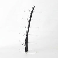 Acrylic Eyeglasses Display Stand Transparent Vertical Eyewear Display Rack