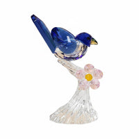 Crystal Magpie Statue Housewarming Gift Decor Piece Easy to Clean for Entryway