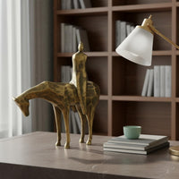 Horse Sculpture Indoor Decoration Horse Figurine Artistic Design Animal Statue for Villa