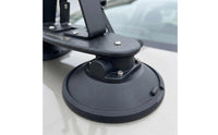 Suction Cup Mounting Bracket Matte Black Fixture Hardware Industrial Finish