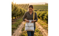 Harvesting Bag with Shoulder Strap Comfortable Tote Lightweight for Orchard