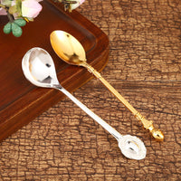 European Style White Sugar Bowl with Gold and Silver Patterns for Kitchen and Restaurant