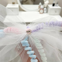 Fluffy Ball Veil Clip Cute Tulle Headpiece Clip Photo Prop for Women
