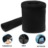 潜水料电缆套 船上电机电线整理套包线管防水绝缘氯丁橡胶魔术贴