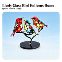 Bird on Branch Ornament Easy to Clean Compact Hummingbird Craft Statue