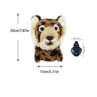Leopards Headcover Wear-Resistant Golf Club Head Cover Dustproof Soft Golf Headcover for Golfers