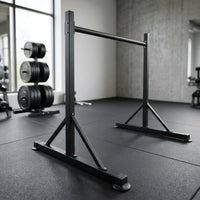 Floor-Standing Training Bar Stable Freestanding Pull up Bar Stand Sturdy Pull-Standing Bar for Fitness Enthusiasts, Athletes, Home Gym, Studio