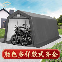 户外摩托车棚防雨防尘防晒车棚储物间阳台杂物雨棚花园储物棚车库