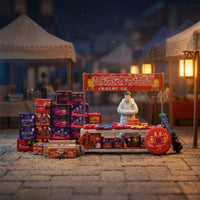 1:64 Miniature Market Stand High Intricate Stall Model Long-Lasting