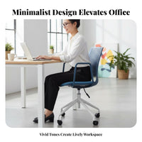 Rolling Desk Chair Certified Safety Gas Lift for Study Room, Students, Creatives