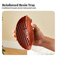 Lattice Pattern Drainage Tray Thickened Round Planter Base long-enduringing for Living Room