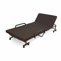 Single Person Nap Cot Foldable Design Folding Bed Portable Space-Saving for Office Workers, Students, Home, Hospital, Guest Room