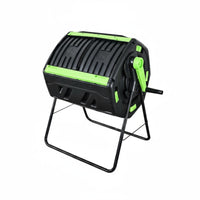 200 L Rotating Compost Tumbler Large Capacity Outdoor Storage Air Vents for Yard