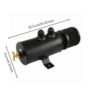 Aluminum Oil Catch Can Universal Oil-Compatible Catch Can Easy to Service Auto Accessory