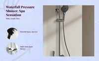 High-pressure rainfall showerhead