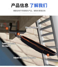 Aluminum Alloy Ladder Stabilizer Roof Anchor for Fall Protection