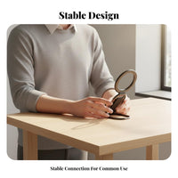 Attractive Kickstand Grip Magnetically-Stable Compatible Attractive Loop Holder with Strap Foldable Phsingle Stand for Tripers, Commuters, Desk Use
