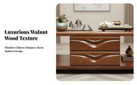 New Chinese & fashion Rectangular Coffee Table with 2 Drawers Modern design living Room Furniture Sturdy Construction Hidden Storage for Interior Decorators, Homeowners, Families, Home, Lounge Area