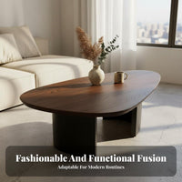 Irregular-Shaped Coffee Table Rustic Minimalism Artistic Household Furniture Minimalist and Aesthetic Statement Piece
