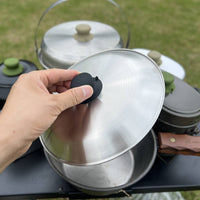 Suction Cup Lid Handle Non-Slip Pot Lid Knob Easy Grip for Travelers