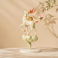 Deer Ornament Elegant Look Deer Statue Long-Lasting Material for TV Cabinet