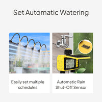 Solar Doublezone Automatic Watering System with Smart Timer