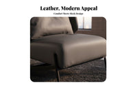 Curved Spine Armchair Light Luxury Aesthetic Lounge Chair Designer Inspired Modern Design for Office, Reception Area