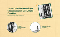 Dual-head ratchet wrench for auto repair