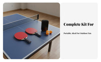 Table Tennis Racket Double-Faced-Sided Rubber Racket Sport Pong Paddle High Sponge Beginner Racket Sport Pong Paddle for Students, Children, School