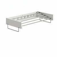 Retractable Wall-Mounted Drying Hanger Space-Saving Retractable Wall Rack