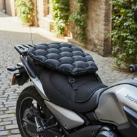 Breathable Inflatable Motorcycle Seat Cushion Long Ride Comfort Motorcycle Air Seat Pad Cooling Design Vehicle Accessory Non-Slip for Daily Commuters, Delivery Drivers, Summer Riding