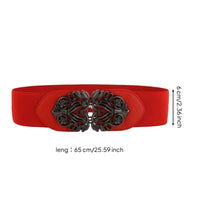 Cinch Belt Wide Elastic Belt Waist Cincher Comfortable Flexible for Women, Dresses, Outerwear