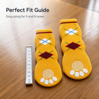 Pet Dog Anti-Slip Indoor Socks for Small Dogs - Teddy, Bichon, Puppy Paw Protection