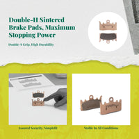 Sintered Brake Pads for GP4 484 Calipers