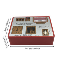 Watch Repair Meter Bench-Top Watch Tester Compact Analog for Watchmakers, Service Counters