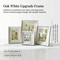 Wall Hanging Picture Frame for Living Room Decor, Rectangular Photo with American Style Design Art Display