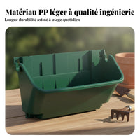 Upright Greening Wall Pot, Hanging Flower Box PP Plastic Planter